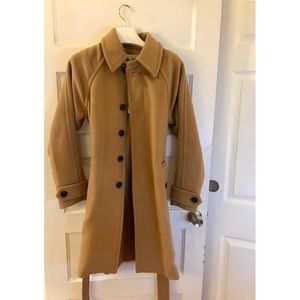 NWT DIANE VON FURSTENBERG DVF Camel Coat XS